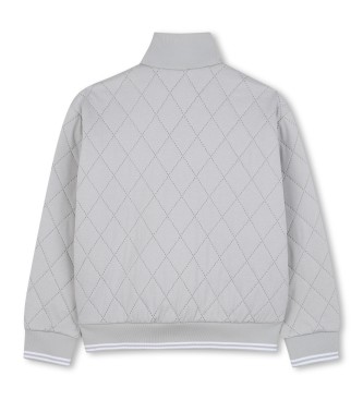 BOSS Chaqueta Trama gris