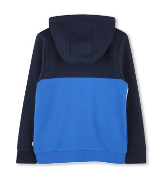 BOSS Cardigan  capuche marine