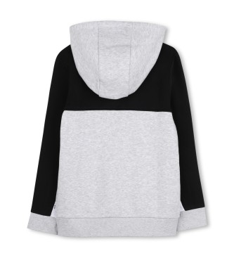 BOSS Camisola de l� cinzenta