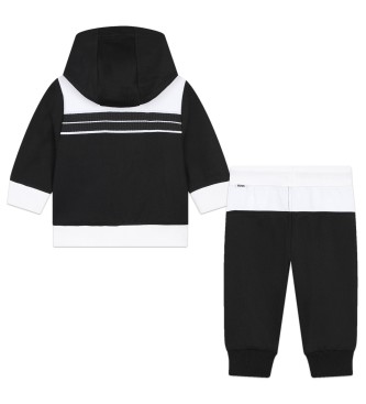 BOSS Cardigan and black trousers set