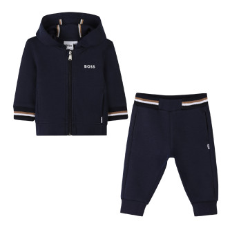 BOSS Cardigan and navy trousers set