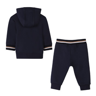 BOSS Cardigan and navy trousers set