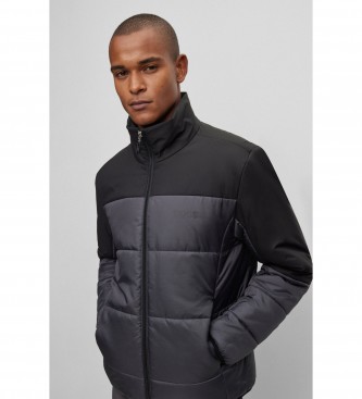 BOSS Grey Quilted Jacket