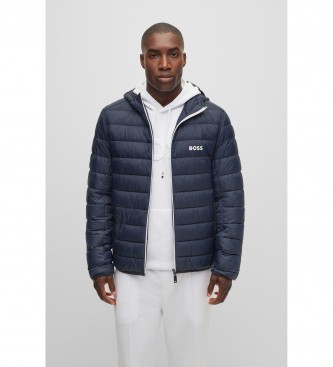 BOSS Navy quilted jacket