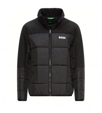 BOSS Regular Fit quilted jacket black