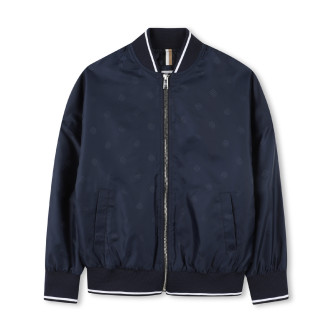 BOSS Chaqueta jacquard marino