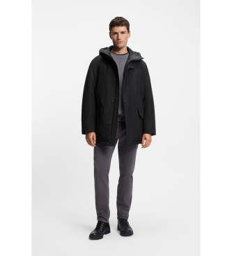 BOSS Veste dperlante avec dtails noirs contrasts
