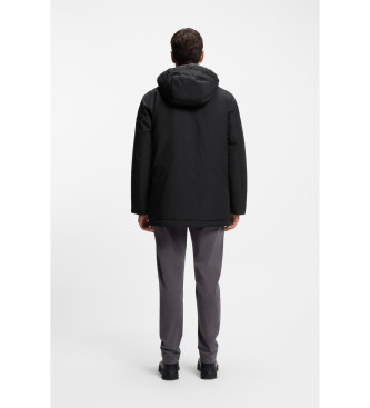 BOSS Veste dperlante avec dtails noirs contrasts