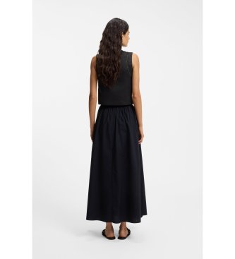 BOSS Irika Black Embroidered Vest