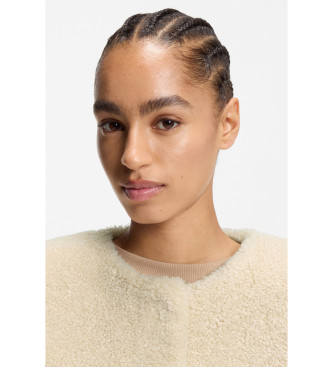 BOSS Kamizelka Cosila beżowa