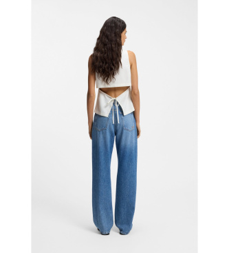 BOSS Chaleco Jalily blanco