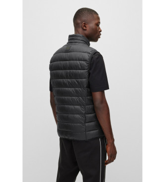 BOSS Gilet impermable avec logo noir