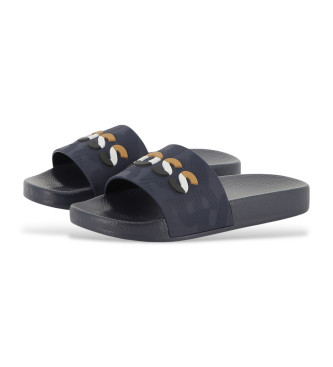 BOSS Flipflops med navy-prget logo