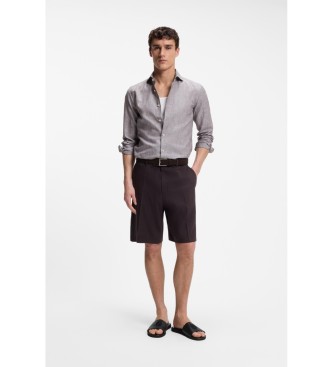 BOSS Flipflops med monogram Double B svart