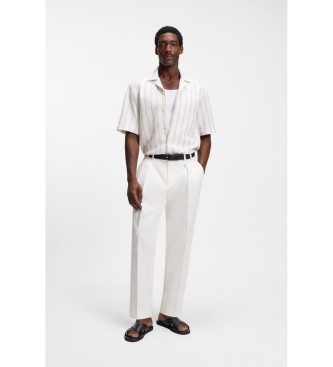 BOSS Flip flops med enf�rgade remmar svart