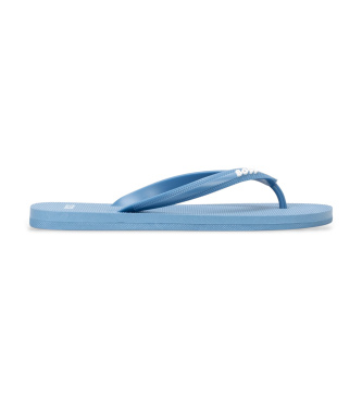 BOSS Tongs avec logo turquoise