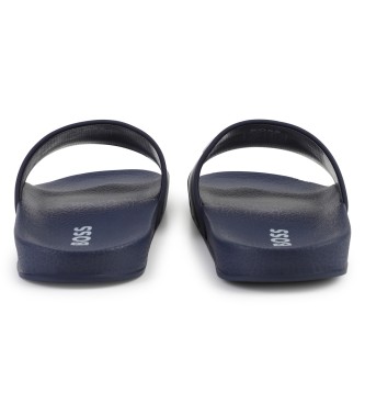 BOSS Flip flops logo navy