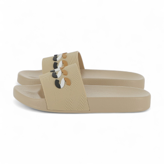 BOSS Infradito in rilievo beige