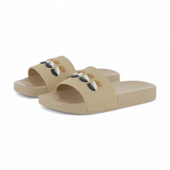 BOSS Infradito in rilievo beige