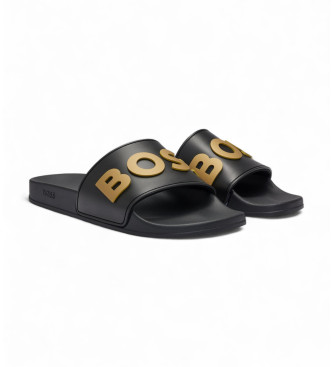 BOSS Kirk slippers black