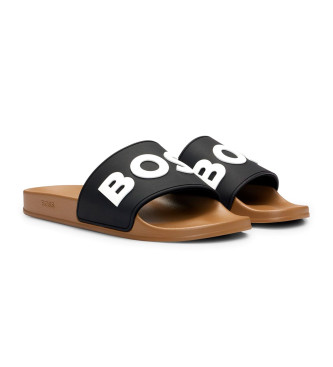 BOSS Kirk slippers black, brown