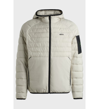 BOSS Beige quilted jacket