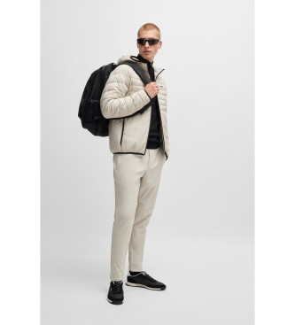 BOSS Beige quilted jacket