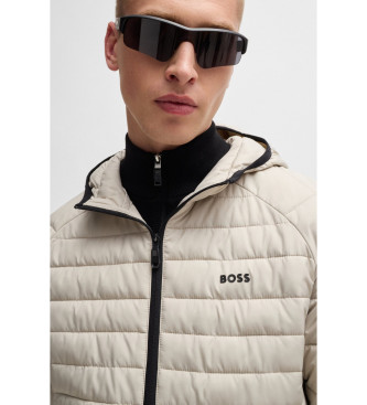 BOSS Beige quilted jacket