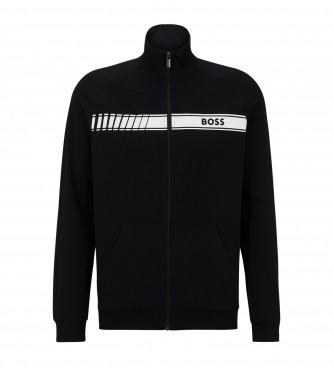 BOSS Kurtka Authentic Logo Stripe czarna