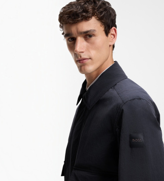 BOSS Bomber Jacket Ocruise marineblauw