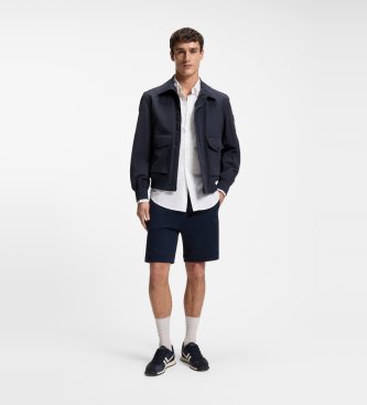 BOSS Bomber Jacket Ocruise marineblauw
