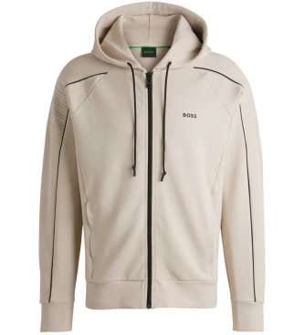 BOSS Uitgezakte beige sportjas