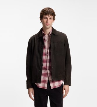 BOSS Jomod Brown Suede Jacket