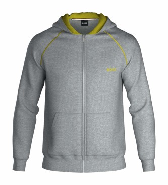 BOSS Sudadera homewear Mix&Match gris, amarillo