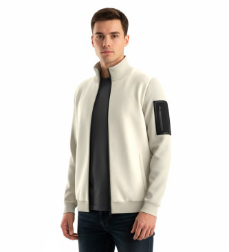BOSS Momentum-jakke off-white