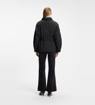 BOSS Pacolina quilted sort jakke