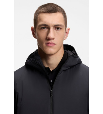 BOSS Chaqueta repelente al agua con dobladillo ajustable marino