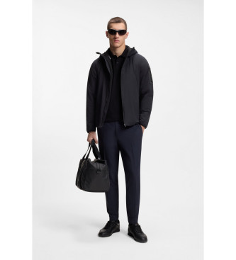 BOSS Chaqueta repelente al agua con dobladillo ajustable marino