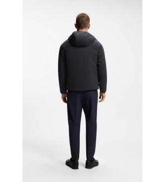 BOSS Chaqueta repelente al agua con dobladillo ajustable marino