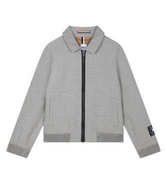 BOSS Chaqueta de ceremonia gris