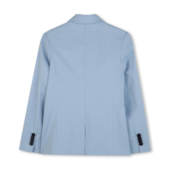 BOSS Blazer en tissu stretch bleu