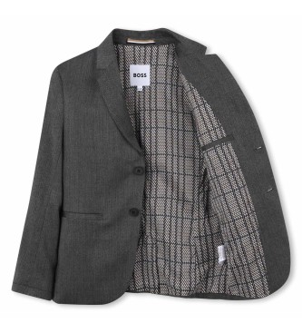 BOSS Modrc Ceremony temno sive barve