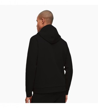 BOSS Hooded jacket with zip black