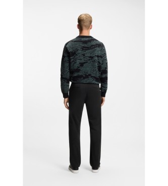 BOSS Pantalon de coupe r�guli�re noir