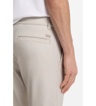 BOSS Beige Slim Fit Chinos Hose