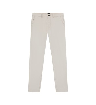 BOSS Beige Slim Fit Chinos Hose