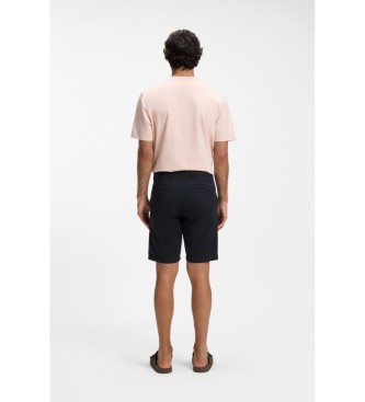 BOSS Navy Slim Fit Shorts