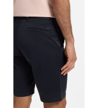 BOSS Navy Slim Fit Shorts