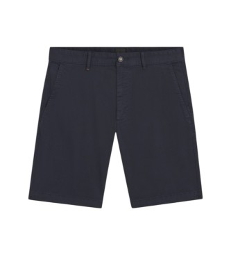 BOSS Navy Slim Fit Shorts