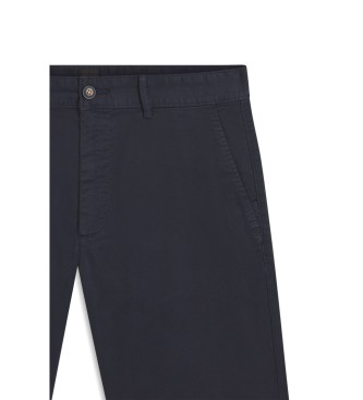 BOSS Navy Slim Fit Shorts